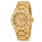 Earth Wood Men's Gila Eco - Friendly Sustainable Wood Bracelet Watch - Khaki