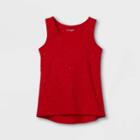 Girls' Sparkle Tank Top - Cat & Jack Red
