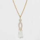 Sugarfix By Baublebar Mixed Pendant Necklace With Tassels - White, Girl's
