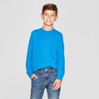 Boys' Thermal Long Sleeve T-shirt - Cat & Jack Blue