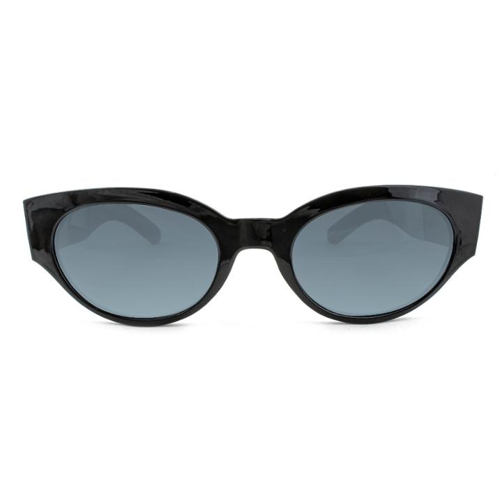 Target Women's Oval Sunglasses With Solid Smoke Lens - A New Day