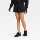 Women's French Terry Mid-rise Shorts - Joylab Black