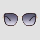 Women's Square Plastic Sunglasses - A New Day Gold, Women's,