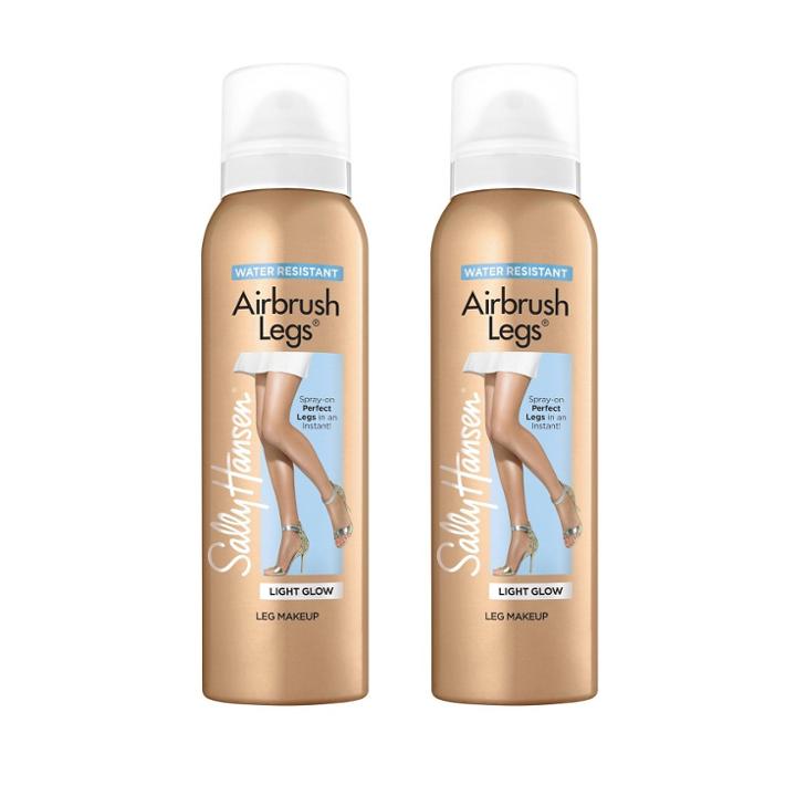 Sally Hansen Airbrush Legs Spray - 01 Light Glow - 2pc/4.4 Fl Oz Ea
