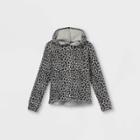 Girls' Fleece Hoodie - Harper & Elliott Charcoal Gray