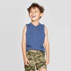 Toddler Boys' Waffle Knit Tank Top - Art Class Blue
