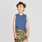 Toddler Boys' Waffle Knit Tank Top - Art Class Blue