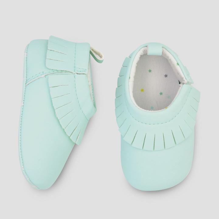 Baby Moccasin Shoes - Cloud Island Blue 0-3m, Infant Unisex