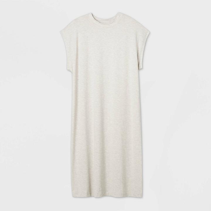 Women's Cap Sleeve Dress - Prologue Heather Cream