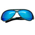 Breed Men's Langston Polarized Sunglasses With Aluminum Frame And Arms - Gunmetal/blue,