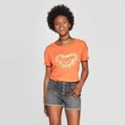 Women's Disney The Lion King Simba Short Sleeve Graphic T-shirt - (juniors') - Rust