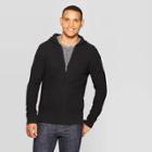 Men's Casual Fit Full-zip Hooded Sweatshirt - Goodfellow & Co Black