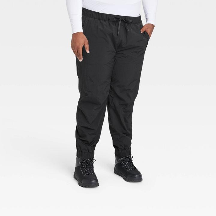Men's Big Fleece Lined Pants - All In Motion Black