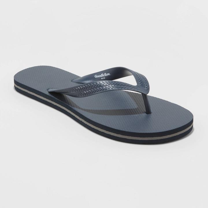 Men's Richmond Flip Flop Sandals - Goodfellow & Co Navy S, Men's, Size: