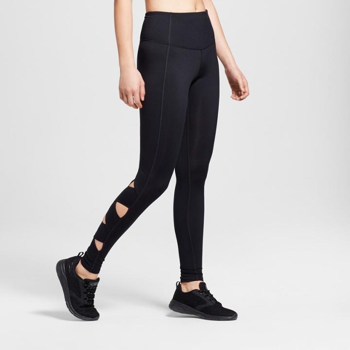 Women's Freedom Lattice Cutout Leggings - C9 Champion - Black