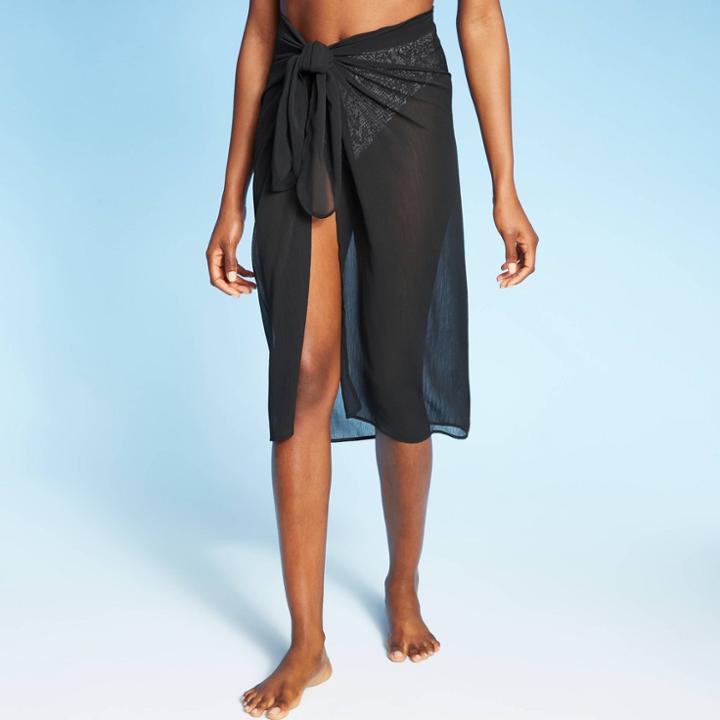 Women's Sarong Skirt - Cover 2 Cover Black, Women's,
