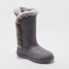 Girls' Hart Microsuede Fashion Boots - Cat & Jack Gray