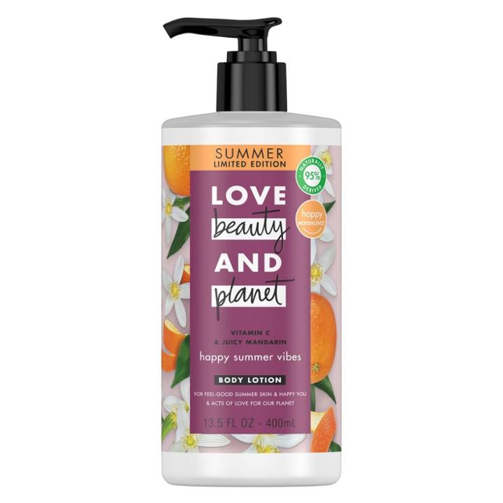 Love Beauty And Planet Vitamin C & Juicy Mandarin Happy Summer Vibes Body Lotion