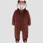 Baby Boys' Bear Jacket - Just One You Made By Carter's Brown Newborn