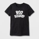 Shinsung Tongsang Women's Short Sleeve Boo Squad Graphic T-shirt - Black