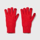 Women's Knit Gloves - Universal Thread Red