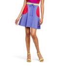 Women's Colorblock Mid-rise Mini Skirt - Stephen Burrows For Target Blue