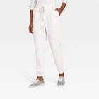 Women's High-rise Ankle Jogger Pants - A New Day Cream
