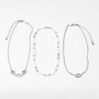 More Than Magic Kids' 3pk Shell And Stone Necklace - More The Magic , White/grey
