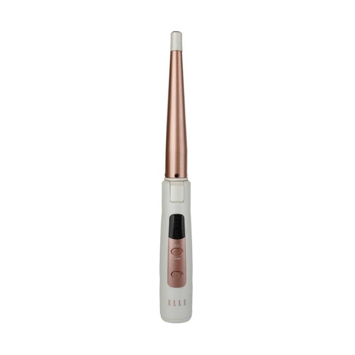 Elle Luxe Cordless Rechargeable Tapered Curling Wand