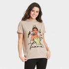 Women's Disney Princess Tiana Short Sleeve Graphic T-shirt - Beige