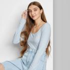 Women's Open Back Lace-up Bodysuit - Wild Fable