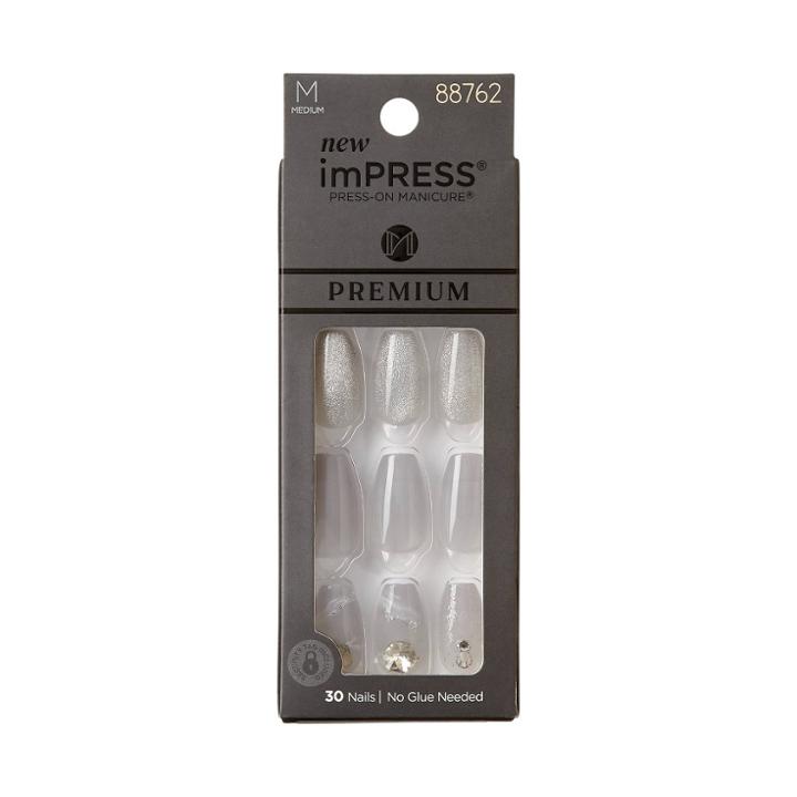 Kiss Products Premium Medium Coffin Press-on Nails -