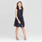 Girls' Flip Sequin Dress - Cat & Jack Navy Xxl Plus, Girl's, Blue
