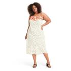Plus Size Polka Dot Sleeveless Ruffle Slip Dress - Rixo For Target White