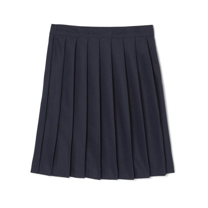 French Toast Girls' Uniform Pleated Skirt - Navy