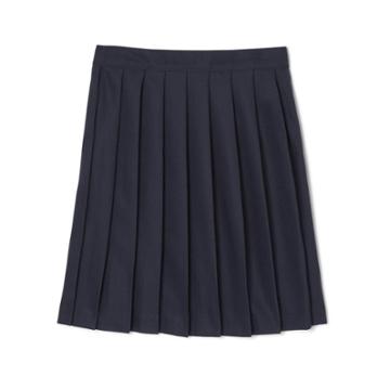 French Toast Girls' Uniform Pleated Skirt - Navy