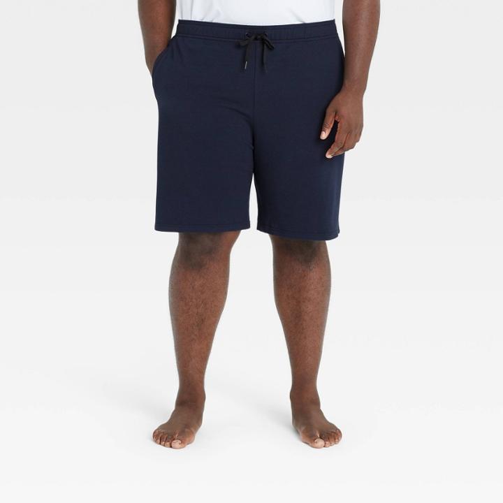 Men's Big & Tall Soft Gym Shorts - All In Motion Navy