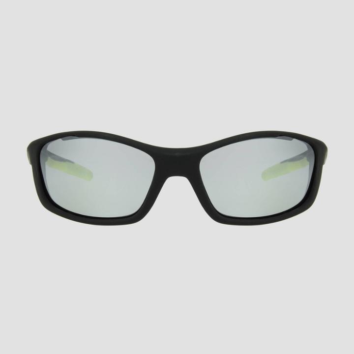 All In Motion Men's Wrap Sport Sunglasses With Polarized Lenses - All In