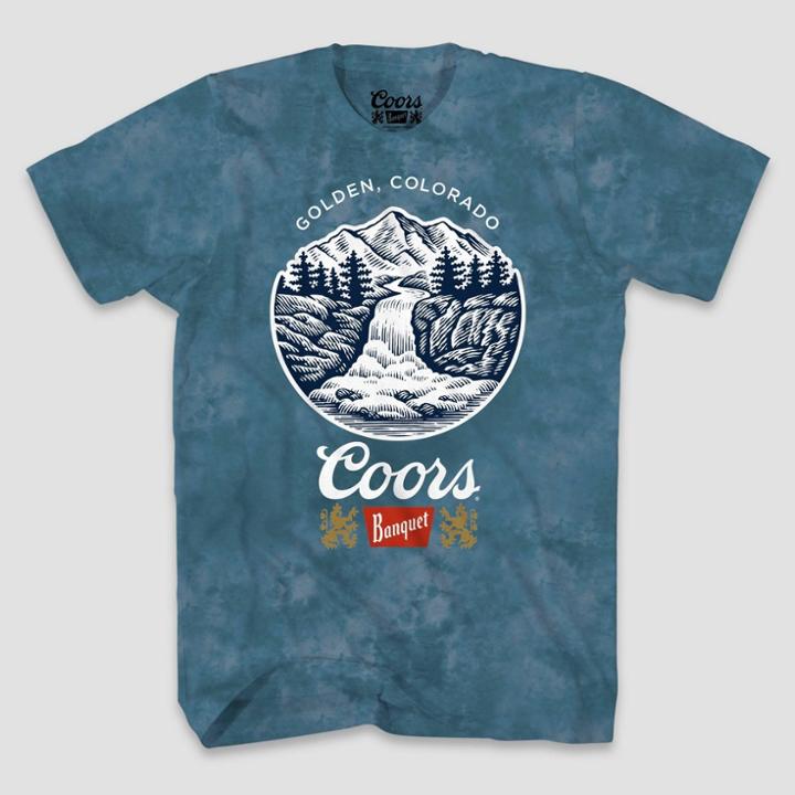 Men's Coors Banquet Short Sleeve Graphic T-shirt - Navy Blue