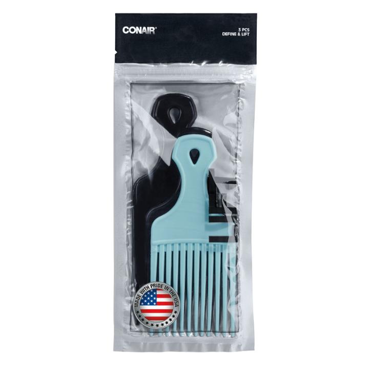Conair Picks Made In The Usa - 3pc,