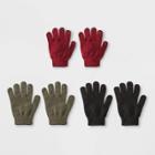 Women's 3pk Magic Gloves - Wild Fable Dark Gray