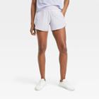 Women's Mid-rise French Terry Shorts 4 - All In Motion Lavender