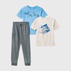 Boys' Marvel Spider-man 3pc Jogger Pants Set - Xs, Blue/ivory/gray
