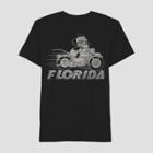 Disney Men's Mickey Mouse Short Sleeve Moto Graphic T-shirt - Awake Black