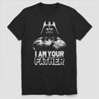 Men's Star Wars I Am Your Father Short Sleeve Graphic T-shirt - Black S, Men's,