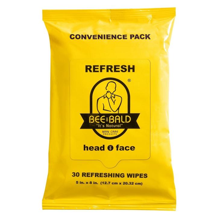 Bee Bald Refreshing Wipes After Shave Care