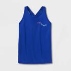 All In Motion Girls' 'ride The Wave' Graphic Tank Top - All In