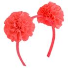 Girls' Ear Pom Headband Cat & Jack - Dazzle Pink