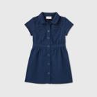 Petitetoddler Girls' Short Sleeve Uniform Safari Dress - Cat & Jack Navy