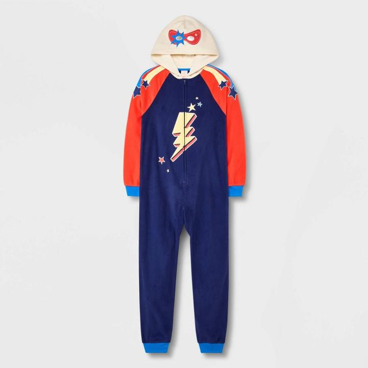 Boys' Superhero Pajama Jumpsuit - Cat & Jack Blue